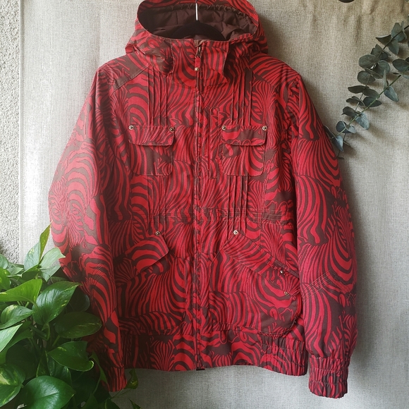 Burton Zebra Ski Snowboarding Jacket 